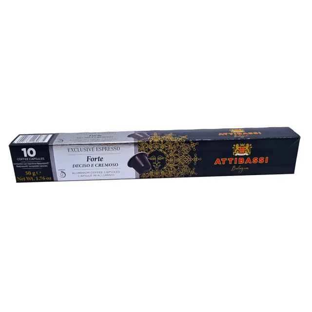 ATTIBASSI COFFEE CAPSULES FORTE BLEND
