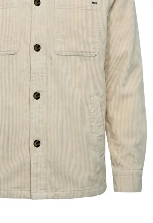 Funky Buddha ανδρικό κοτλέ overshirt με τσέπες FBM014-035-05-3 2