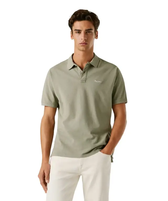 Pepe Jeans - Ανδρικό T-shirt Polo Oscar PM5400087-701 Λαδί 2