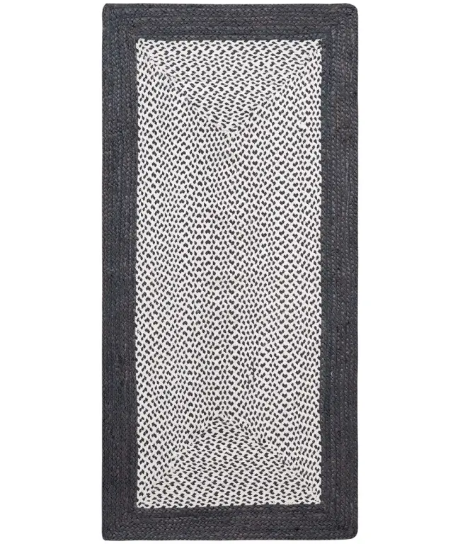 Χαλί γιούτα 1779 (120cm x 180cm) dark grey - -