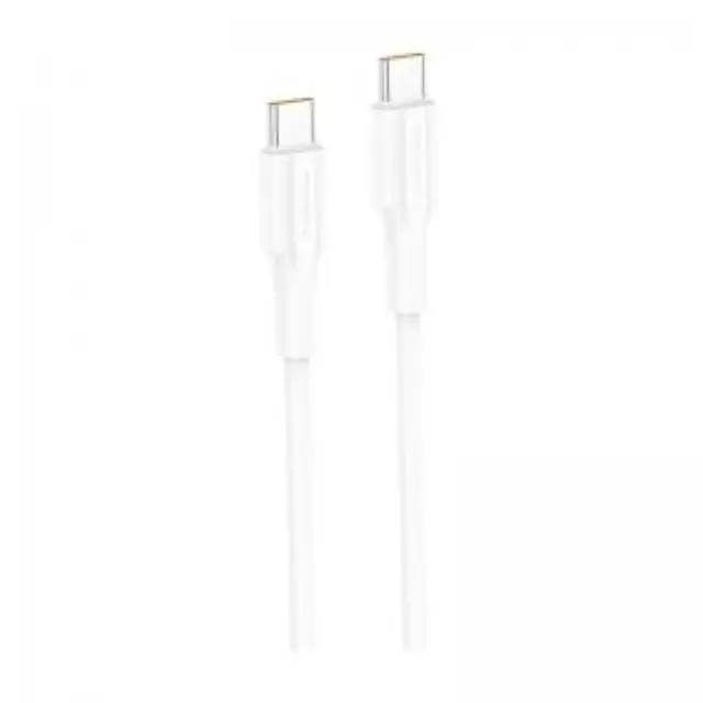Καλώδιο Σύνδεσης USB 2.0 Foneng XS01 USB C σε USB C 60W 1m Λευκό N68684 2