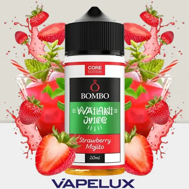 Bombo Wailani Juice Core Edition Flavor Shots Strawberry Mojito 20ml to 120ml