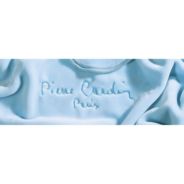 Κουβέρτα Βελουτέ Μονή Pierre Cardin Nancy 545/03 Light Blue 160x240 2