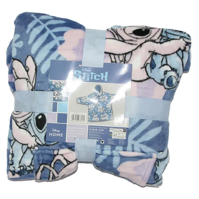 Disney Lilo and Stitch Κουβέρτα Fleece Μπλε Μπλε 2