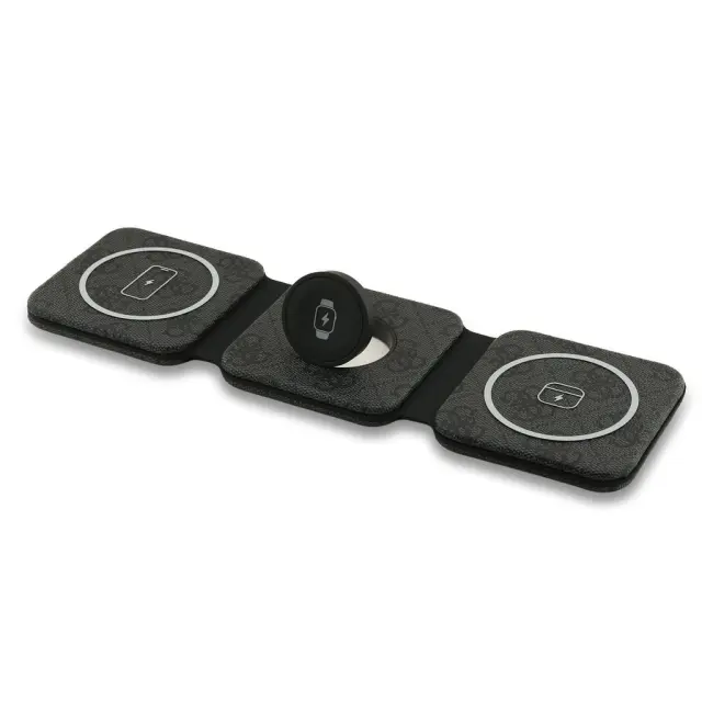 Guess PU 4G MagSafe Wireless Charger 3v1 Black 2