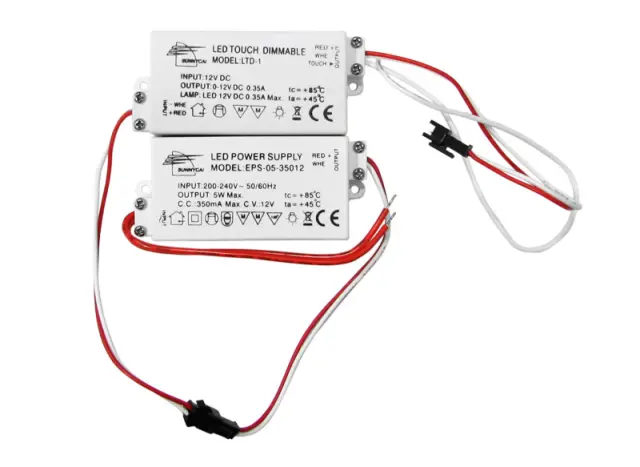 ΣΕΤ ΤΡΟΦΟΔ. (ΜΕT/ΣΤΗΣ & DIMER ΕΠΑΦΗΣ) ΓΙΑ LED ΙΣΧΥΟΣ 350mA