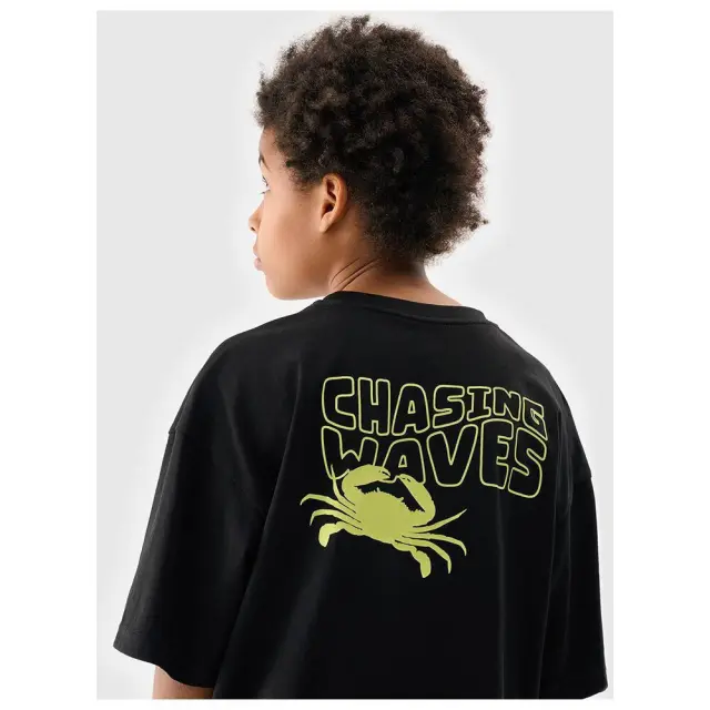 4F T-shirt Black 4FJWSS25TTSHM1914-20 - 134 2