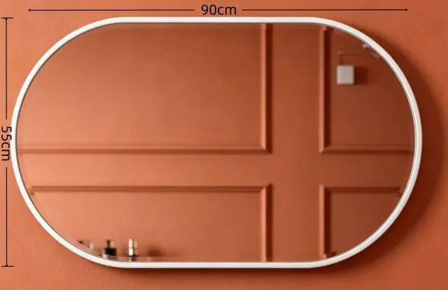 Ορθογώνιος Καθρέπτης Μπάνιου 55*90cm με πλαίσ 2