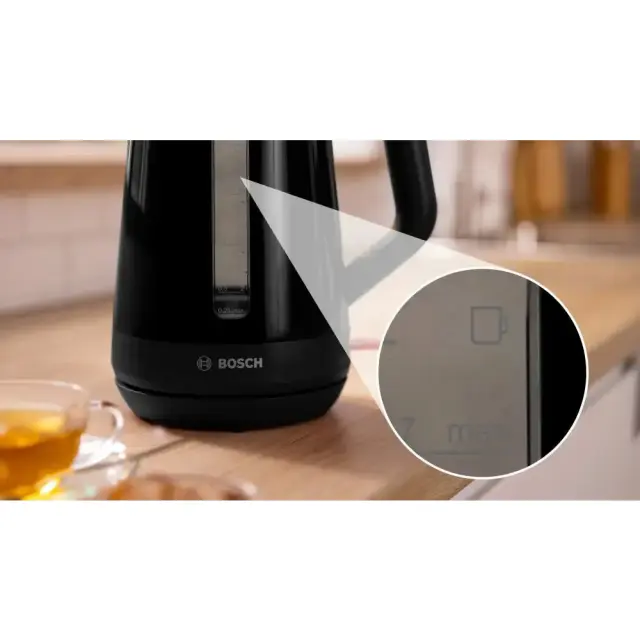 Bosch MyMoment TWK1M123 Βραστήρας 1.7lt 2400W Μαύρος 2