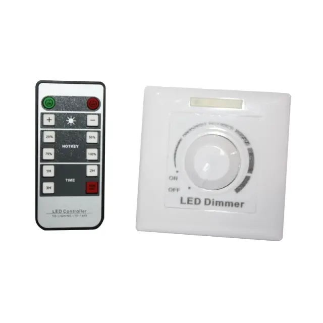 LED ΕΠΙΤΟΙΧΟ TRIAC DIMMER 220V AC 200W & RF REMOTE / DIMMER220