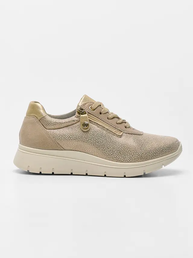 Imac Sneakers Γυναικείο δέρμα Ασημί IMA/756260 PLATINO - 37 2