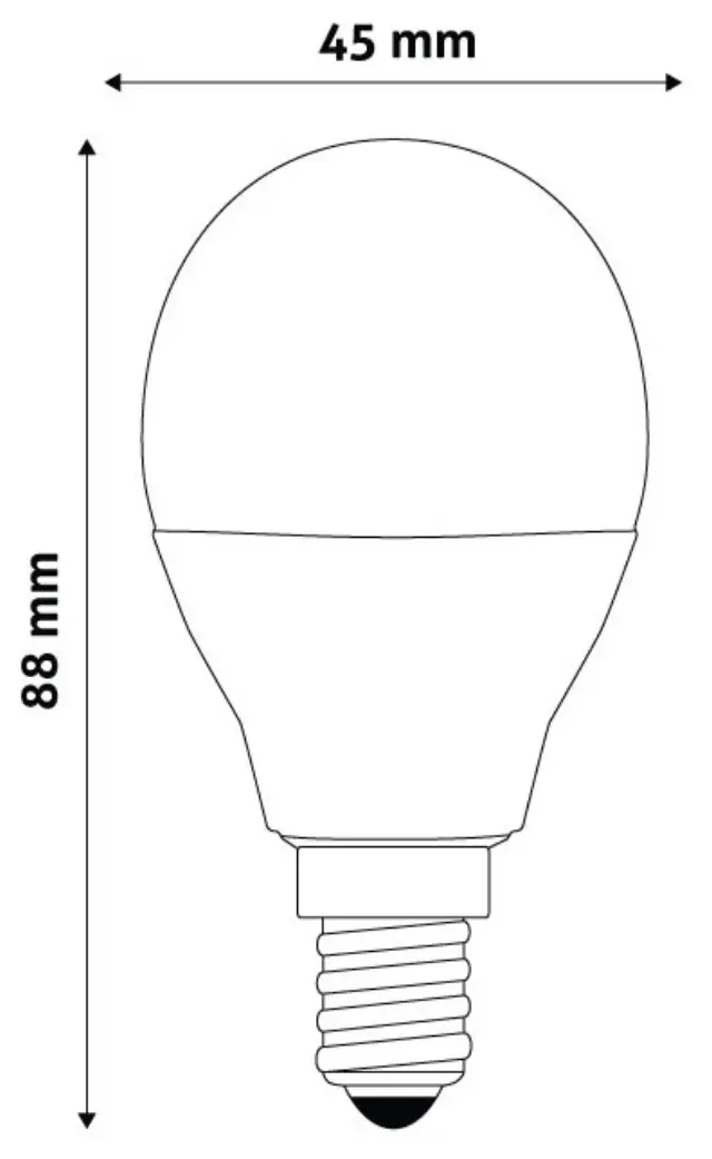 Avide LED Smart Σφαιρική 5.5W RGB+W WIFI APP Control 15.001.0394 3