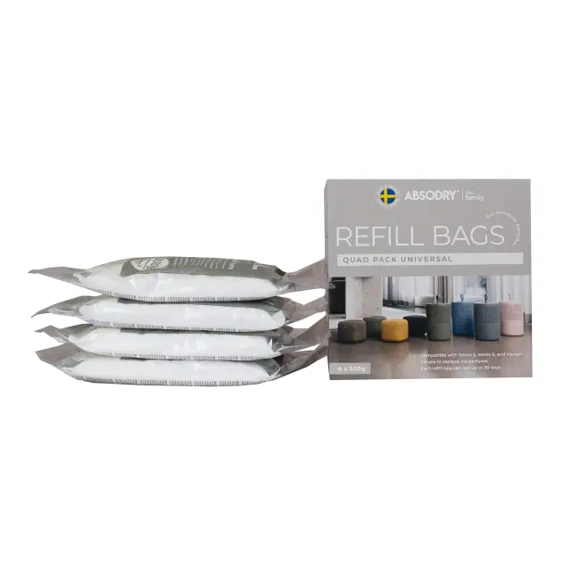 Absodry Duo Family Ανταλλακτικά για Αφυγραντήρα Bag Series 3 (4pack) 2