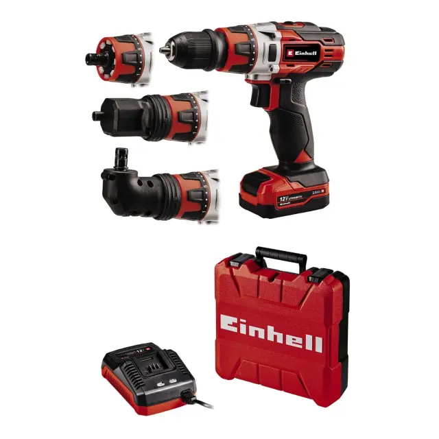 Einhell 4513595 - Δραπανοκατσάβιδο Μπαταρίας TE-CD 12/1 3X-Li με 1 Μπαταρία 2.0Ah (1x 2Ah) + Φορτιστή