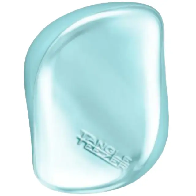 Tangle Teezer Compact Styler Βούρτσα Μαλλιών για Ξεμπέρδεμα και Φινίρισμα, Frosted Teal Chrome
