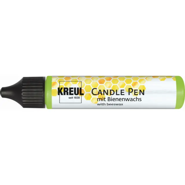 Χρώμα-Στυλό για Διακόσμηση Κεριών KREUL Candle Pen 29ml, Ανοιχτό πράσινο
