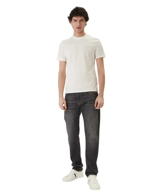 Guess - Ανδρικό T-shirt Short Sleeved Regular Fit Z6GI06K2847-G018 Λευκό - XL 3