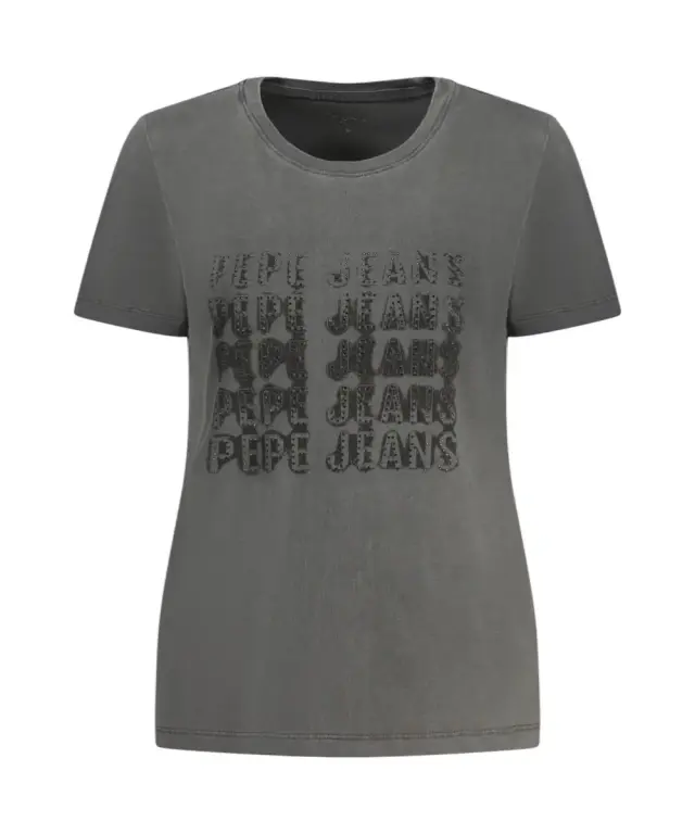 Pepe Jeans - Γυναικείο T-shirt Bree PL5000088-990 Μαύρο - XS