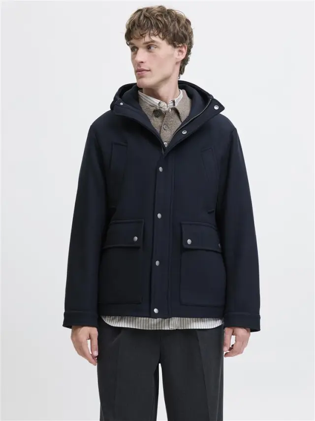 Παλτό μάλλινο, JPRBLAJESS WOOL BLEND PARKA, Jack & Jones - XXL