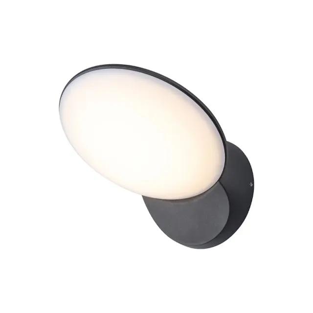 LED SMD WALL LUMINAIRE 14W 630LM 110° 230V AC 3.000K DARK GREY CRI80 IP54 30.000HRS / LG2332G