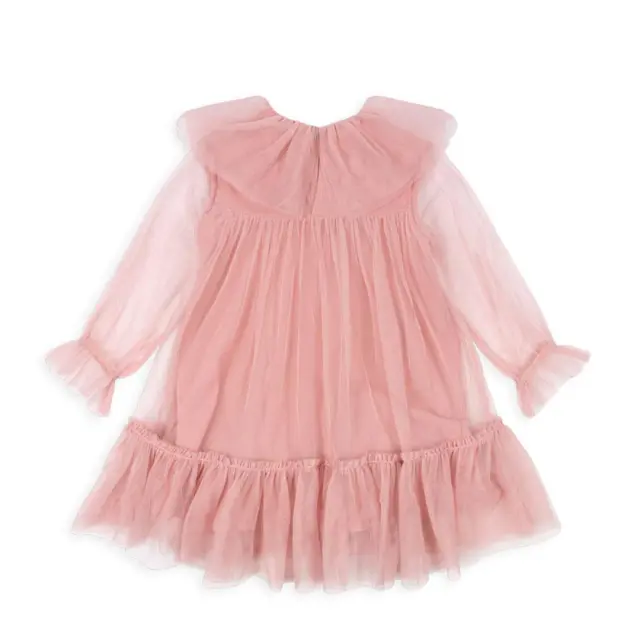 Φόρεμα BOW MELLOW ROSE KONGES SLOJD - Ρόζ - 2Y 2