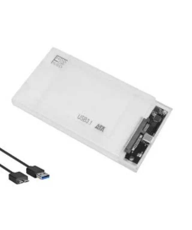 Θήκη για Σκληρό Δίσκο 2.5″ SATA III με Σύνδεση USB 3.0 – 3.1 – 2.0 Διάφανη YWX-HDD-C
