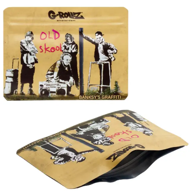 G-Rollz Σακουλάκι Ασφαλείας Zip - Banksy's Old Skool (105x80mm) 3