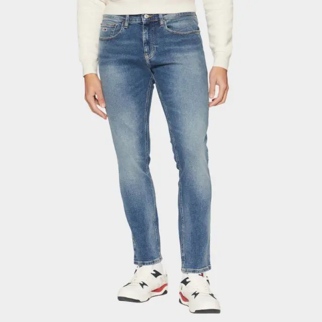 Tommy Hilfiger - Ανδρικό Παντελόνι Τζιν Ελαστικό Scanton Slim Fit DM0DM20535-1A5 Μπλε - W31 L32