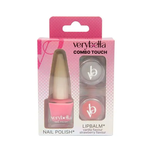 Βερνίκι Νυχιών & 2 Lip Balm - Very Bella Combo Touch