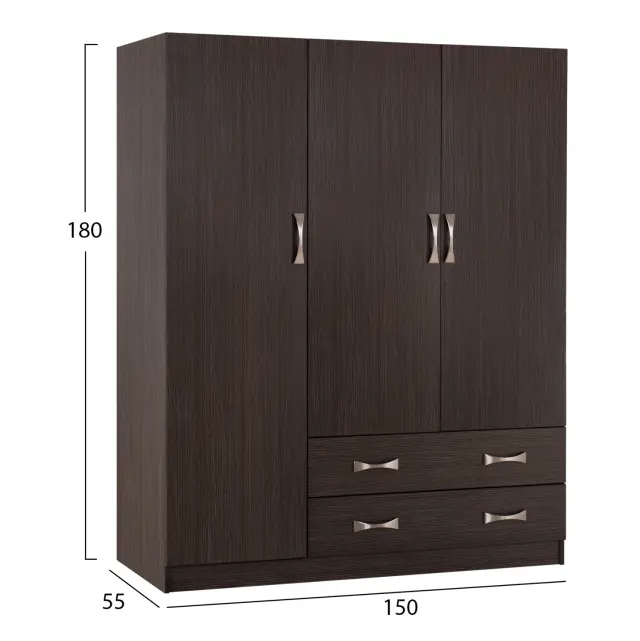 ΝΤΟΥΛΑΠΑ 3ΦΥΛΛΗ FB9384.01 ΜΕ ΔΥΟ ΣΥΡΤΑΡΙΑ ZEBRANO 150X55Χ180Υεκ. 2