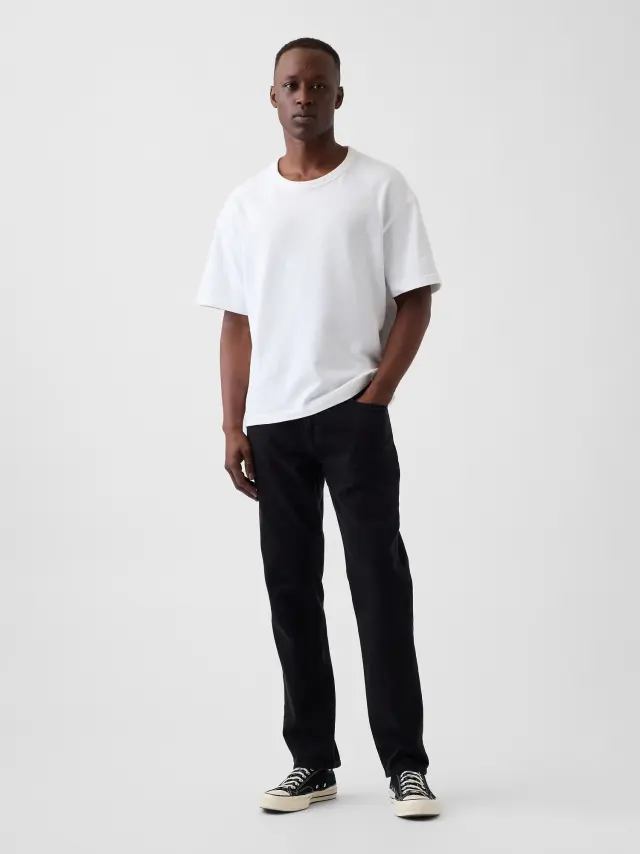 Μαύρο Slim Τζιν GapFlex με Τεχνολογία Washwell™ Black wash