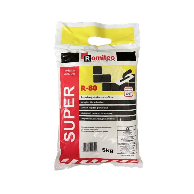 ROMITEC R-80 / ΑΚΡΥΛΙΚΗ ΚΟΛΛΑ ΠΛΑΚΙΔΙΩΝ 5KG