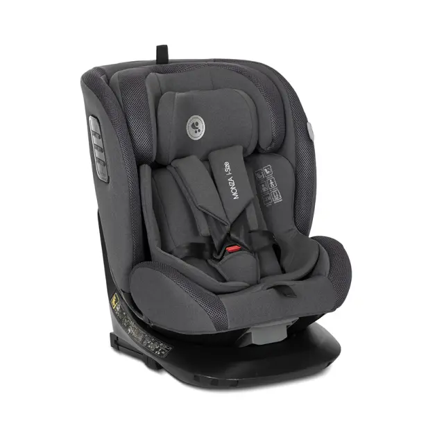 Lorelli Κάθισμα Αυτοκινήτου "MONZA" i-Size 40-150 CM ISOFIX, 360, ANTI REBOUND BAR Grey Γκρι
