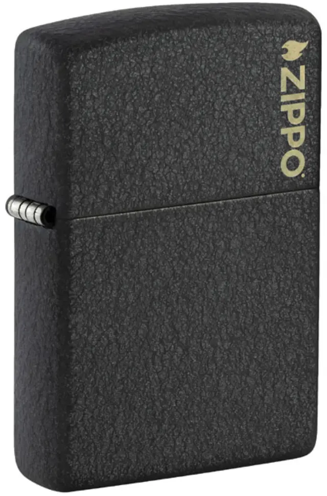 ZIPPO Αναπτήρας - 236ZL Black Crackle με Λογότυπο Zippo