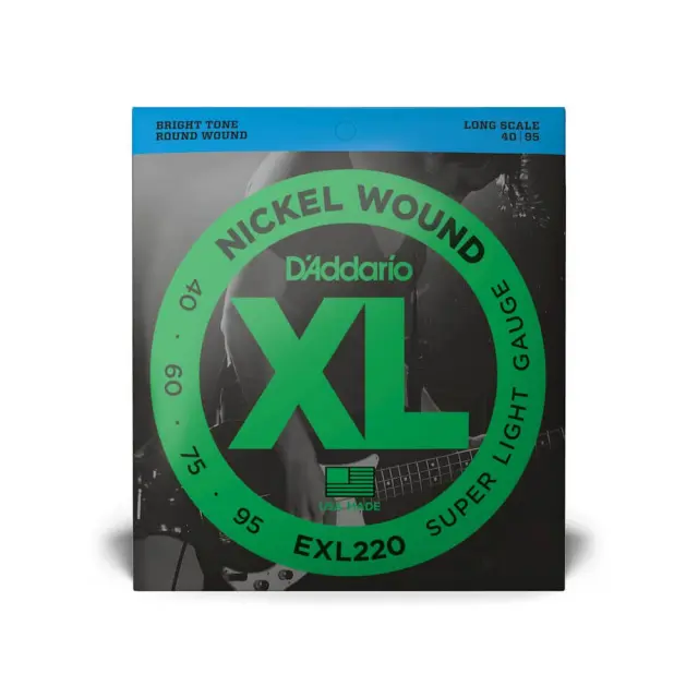 D'Addario EXL220 Χορδές 4άχορδου Ηλεκτρικού Μπάσου 40-95
