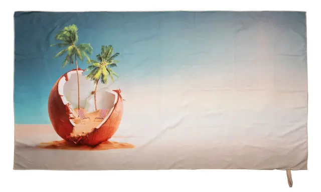 Πετσέτα Θαλάσσης 90X160 Digital Print Viopros 284 Πολύχρωμο 100% Microfiber