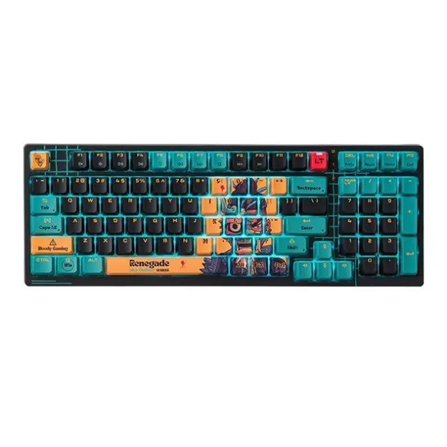 A4Tech Gaming Keyboard Bloody AT98 RENEGADE Alpha Optical Switch (A4TKLA47622)
