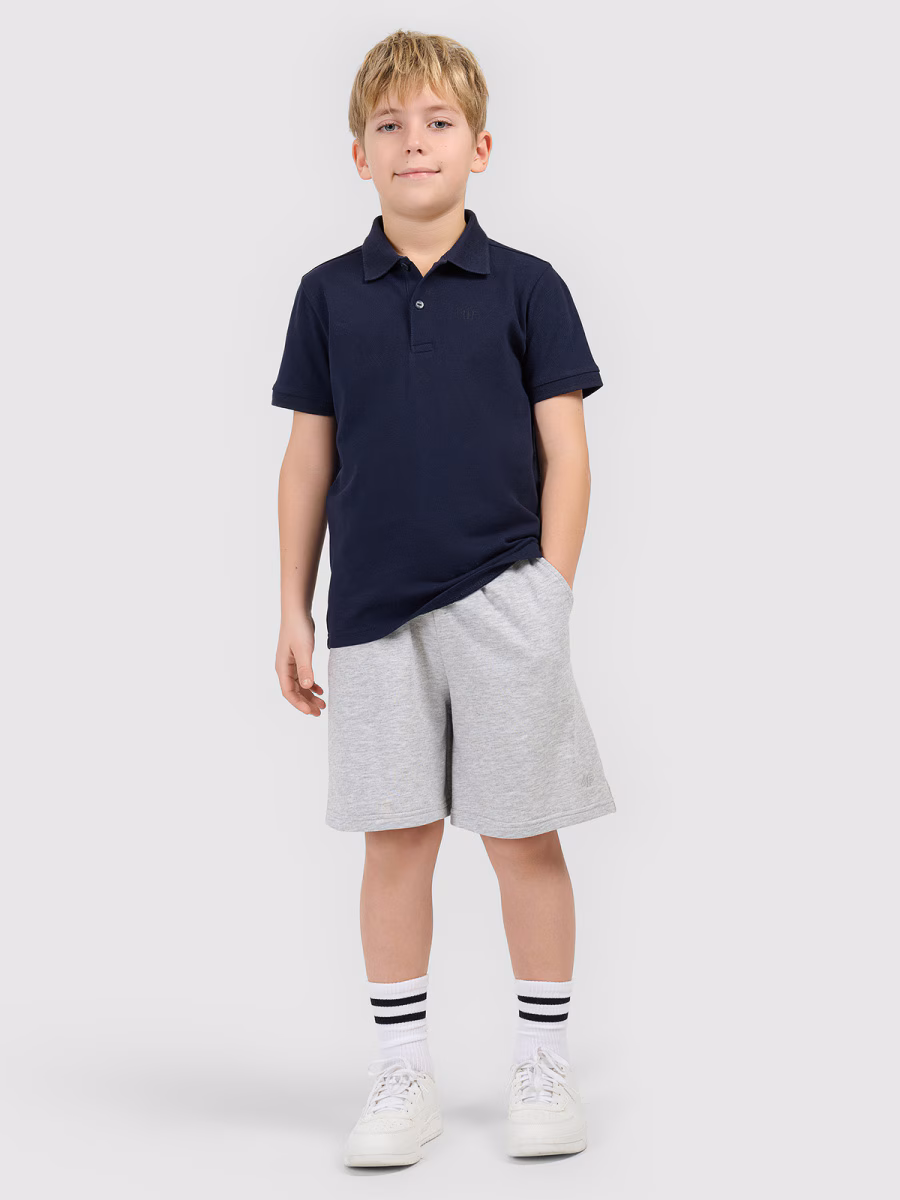 4F Shorts Grey Melange Kids 4FJWMM00TSHOM629-25M - 152