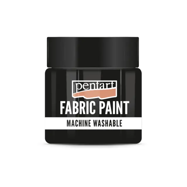 Χρώμα Για Ύφασμα Pentart, Μαύρο, 50ml