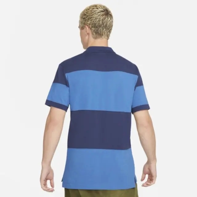 Nike Sportswear Polo Essential T-Shirt (DM6950-410) - Μπλέ 2
