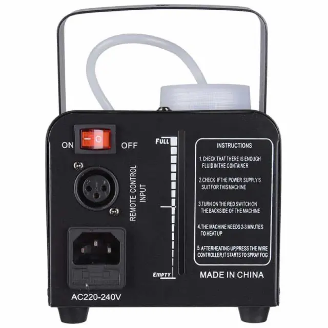 LIGHT4ME FOG 500 LED smoke fog machine with remote control 3