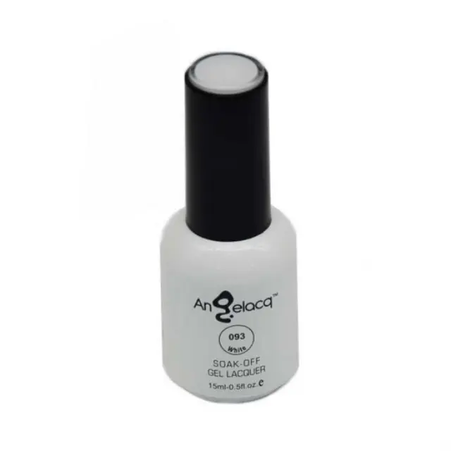 Ημιμόνιμο επαγγελματικό βερνίκι ANGELACQ 15ML - 0.5FL.OZ 093 White