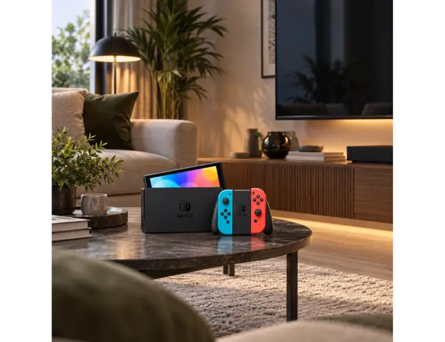 Κονσόλα Nintendo Switch OLED (Neon Blue & Red) 64GB CON.NSW-0063