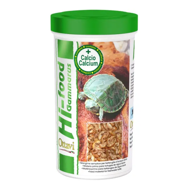Ottavi Hi-Food Gammarus Τροφή για Χελώνες με Γαρίδες 100ml/10gr