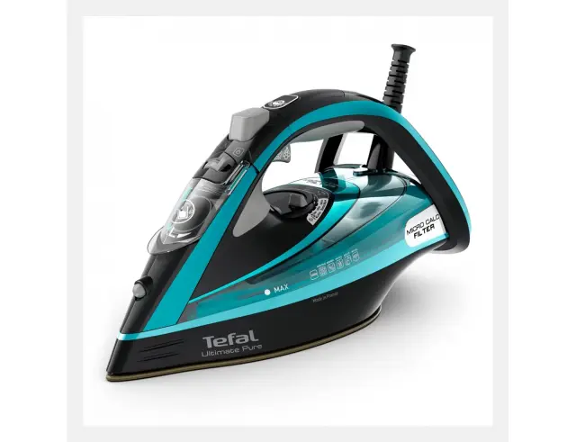 Σίδερο ατμού Tefal ULTIMATE PURE FV9844E0 Με Ισχύ 3200W και Χωρητικότητα Νερού 350ml FV9844E0