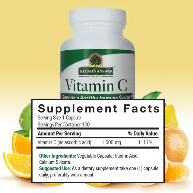 Nature's Answer Vitamin C 1000mg 2