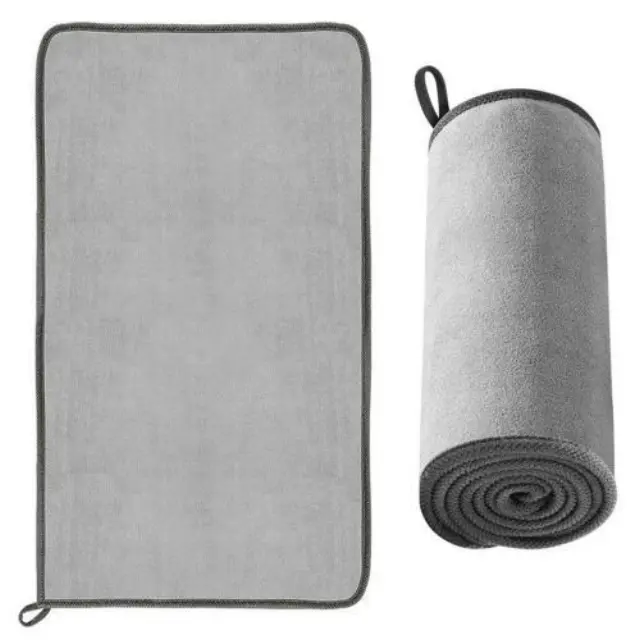 Baseus - Car Drying Towel (CRXCMJ-0G) - High-Quality Microfiber for Detailing, No Fiber/Color Loss, Universal, 40x40cm - Grey