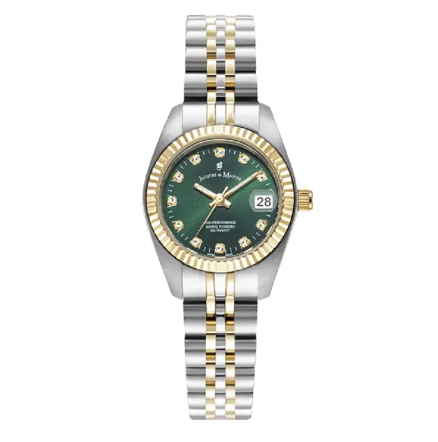 Jacques Du Manoir Inspiration Classic Women's Watch Two Tone Stainless Steel Bracelet JWL02104