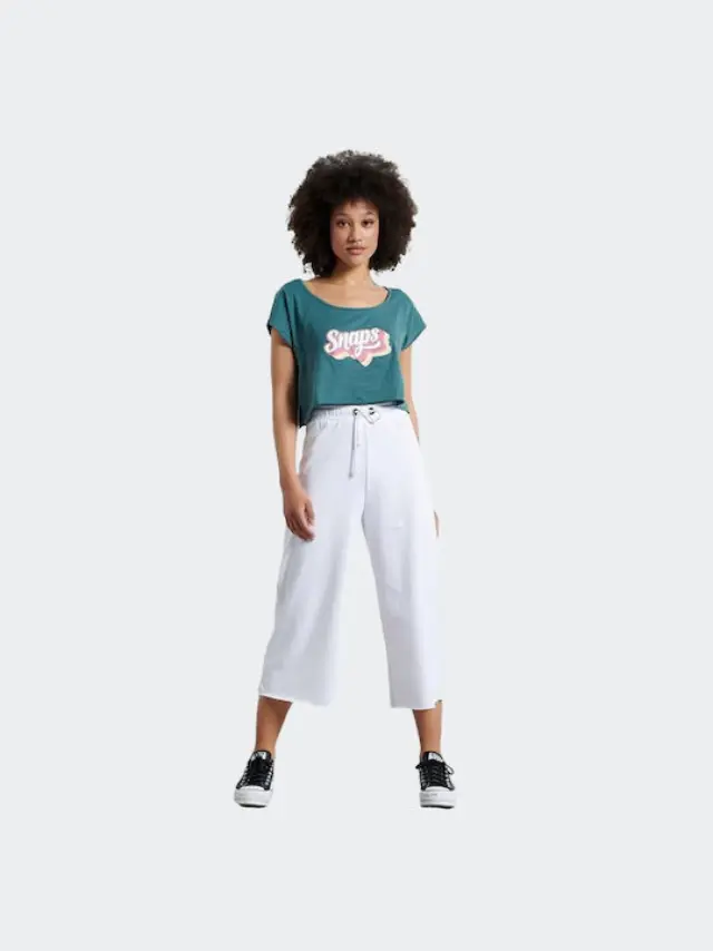 Body Talk Zip Cullote White 1231-900300 - XS 2