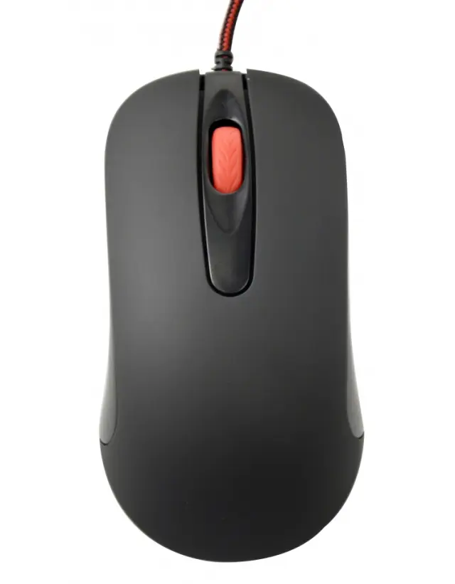 MOUSE OMEGA OM-520 FULL SIZE 1000DPI BLACK 2